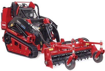Quick Attach Power Rake, Mini Skid Steer 48